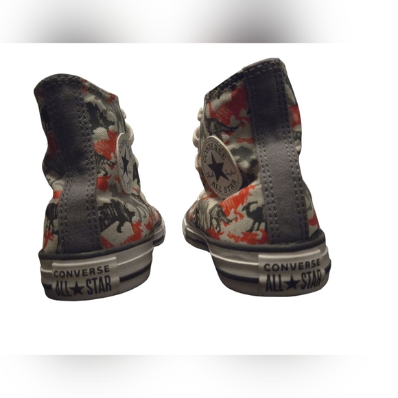 NWOT Converse Chuck Taylor All Star High 'Dino Daze' - Mouse - Kids Size 2.5 - Picture 4 of 8